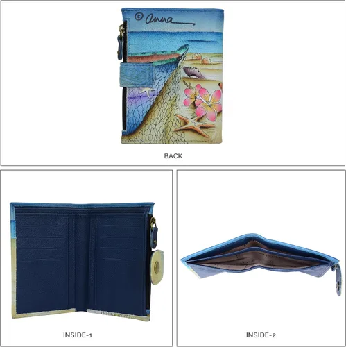 Miniatura 52 de Anna by Anuschka Cartera de mujer pintada a mano de cuero genuino para mujer