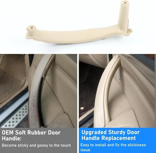Miniatura 2 de Jaronx para BMW X5 X6 tirador de puerta, cubierta de agarre interior para lado del pasajero derecho delantero/trasero