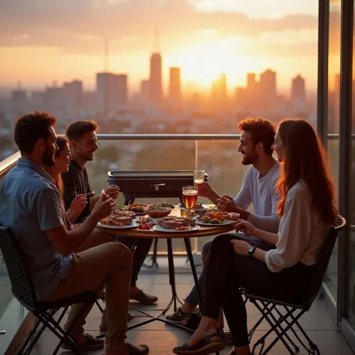 Miniatura 9 de Artestia - Parrilla eléctrica de 1800 W, para interiores y exteriores con soporte, control de temperatura ajustable, parrilla de mesa portátil