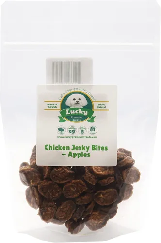 Miniatura 10 de Lucky Premium Treats Bocaditos de carne de res – Golosinas para perros pequeños, crujientes y deshidratados para aperitivos y recompensas