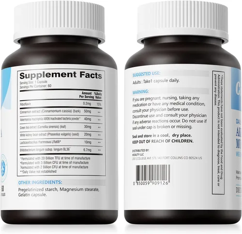 Miniatura 2 de Akkermansia muciniphila Suplemento probiótico 1000 mg - 60 Cápsulas Vegetarianas