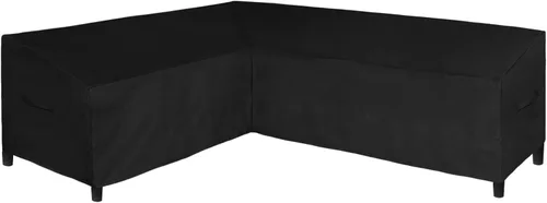 Miniatura 20 de Easy-Going Funda de sofá seccional para patio de alta resistencia 600D, 100 x 100 pulgadas, en forma de V, funda impermeable para sofá seccional