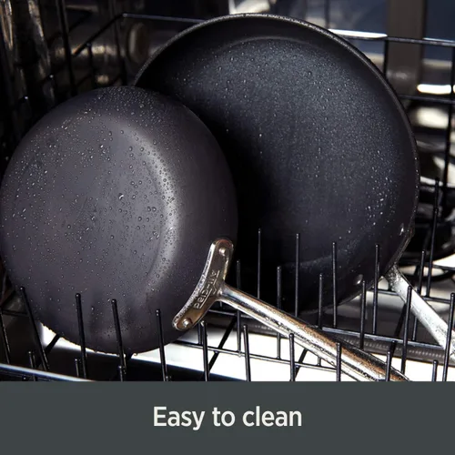 Miniatura 9 de All-Clad Essentials - Colador antiadherente anodizado duro de 7 cuartos de galón, apto para horno, colador de pasta con asa, ollas y sartenes