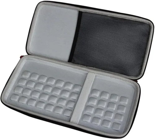 Miniatura 4 de Hermitshell Estuche rígido de viaje para teclado Bluetooth inalámbrico Apple MC184LL/B (PU, negro)