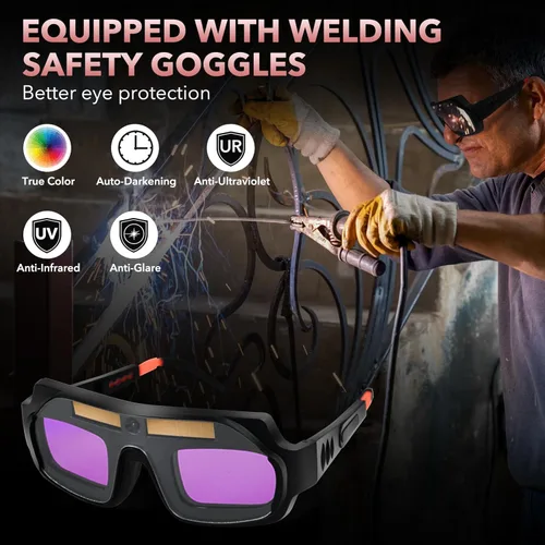 Miniatura 4 de Mini Soldador de Palo, Máquina de Soldadura Portátil de 200A con 20PCS Electrodos y Gafas de Soldadura, Soldador Pequeño de 110V con Inversor IGBT