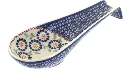 Miniatura 14 de Blue Rose Polish Pottery Blue Violet - Soporte para cuchara mediano