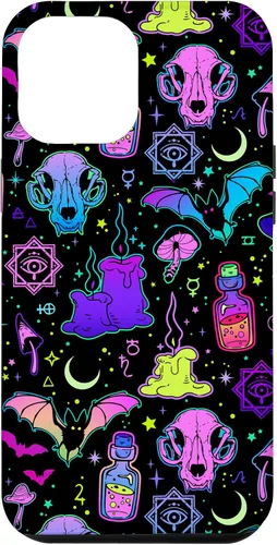 Miniatura 25 de Funda de brujería mágica para iPhone 16 con diseño gótico pastel de Halloween