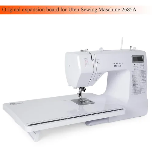 Miniatura 6 de AGM Mesa de extensión para máquina de coser compatible con máquina de coser 2685A, color blanco