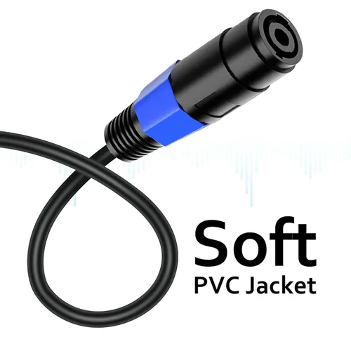 Miniatura 6 de LanSenSu Cable divisor Speakon, 1 macho a 2 hembras XLR Y Splitter Speakon Cable Splitter Speakon 1 macho a 2 hembras (paquete de 2)