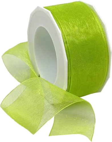 Miniatura 17 de Morex Ribbon 91803/100-609 Cinta de nailon Organdy, 5/8 pulgadas por 100 yardas, color rojo