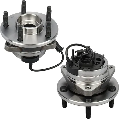Miniatura 8 de IRONTEK Buje de rueda delantera y conjunto de cojinetes 513214 compatible con Pontiac 05-10 G6, para Chevrolet 04-12 Malibu/08-10 HHR SS/08-10