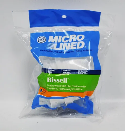 DVC Filtros de repuesto microforrados para filtros Bissell Featherweight Lightweight Stick Vacuum 3105, 3106, 3045-2