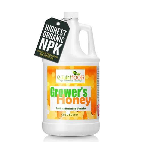 Miniatura 10 de Grower's Honey - Fertilizante líquido a base de plantas, alimento orgánico para plantas para un enorme crecimiento vegetativo (1 cuarto de galón)