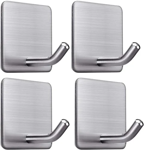Ganchos Adhesivos de Servicio Pesado para Toallas que se Adhieren, Colgador de Toallas, Soporte de Pared, Resistente al Agua, Ganchos Adhesivos de