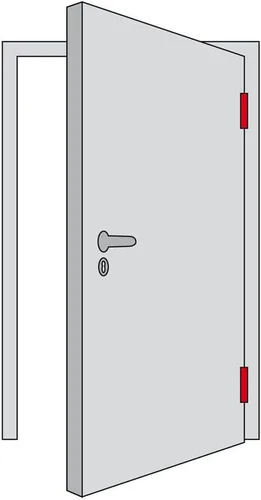 Miniatura 6 de ABUS HLS214 F9 Doble Manija Acero Inoxidable 31699 Montaje de Seguridad de Puerta (el embalaje puede variar)