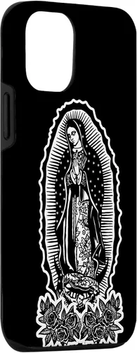 Miniatura 3 de Funda para iPhone 12/12 Pro Our Lady Virgen De Guadalupe Virgen María Tattoo Hombres Mujeres