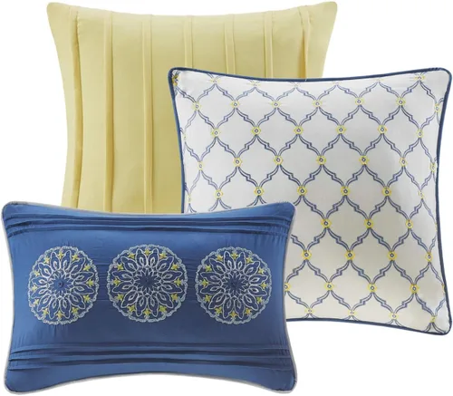 Miniatura 7 de Madison Park - Edredón moderno con diseño clásico para todas las temporadas, juego de cama transpirable y ligero, fundas a juego de almohada