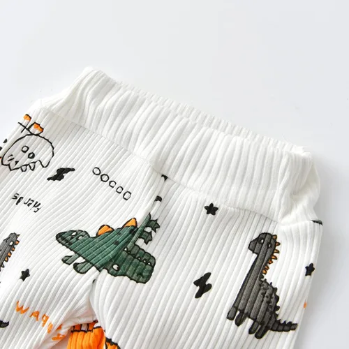 Miniatura 13 de Conjunto de 3 piezas de ropa de bebé recién nacido con estampado de manga larga + pantalones + sombrero