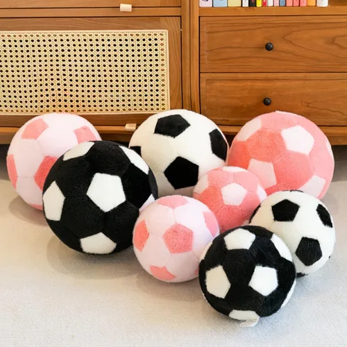 Miniatura 2 de Soccer Pillow Soft Football Throw Pillow Round Home Decor Soccer Decorative Pillow Aesthetic Soccer Sports Ball Plush Pillows for Couch Bed Bedroom