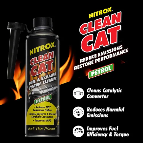 Miniatura 2 de Nitrox Limpiador convertidor catalítico, 17 onzas líquidas (paquete de 6) – Limpiador de sistema de combustible y escape Clean Cat para motores