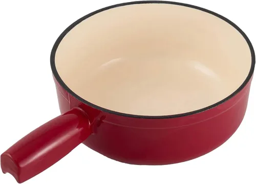 Miniatura 9 de Swissmar Lugano - Olla de repuesto para fondue de queso de hierro fundido, 1.4 cuartos de galón / 1.3 L, compatible con juegos de fondue Swissmar