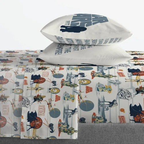 Miniatura 6 de Jay Franco - Juego de sábanas para niños con funda ajustada, sábanas planas y funda de almohada - Ropa de cama ultrasuave con funda de almohada
