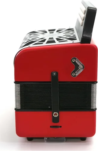 Miniatura 3 de Hohner Compadre GCF Acordeón con bolsa de concierto (rojo)