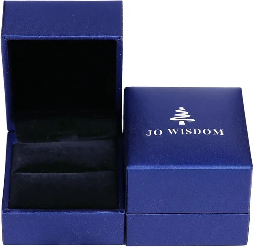 Miniatura 7 de JO WISDOM Anillo infinito de cruz de plata de ley 925 Circonita plata