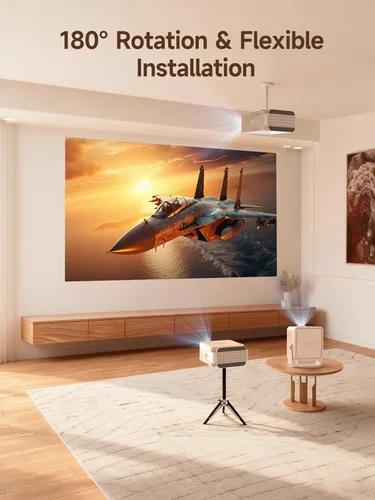 Miniatura 8 de [Android 14 y 800ANSI] Mini proyector Magcubic 4K 8K, compatible con proyector inteligente nativo 1080P con WiFi 6, Bluetooth 5.4, enfoque