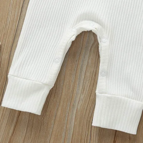 Miniatura 6 de Kuriozud Mameluco de una pieza para recién nacido, unisex, con botones, para bebé y niña