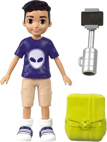 Miniatura 2 de Polly Pocket Muñeca de postura activa, Nicholas