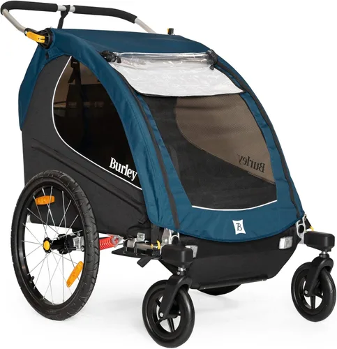 Miniatura 7 de Burley Encore X, remolque y cochecito para bicicleta para niños de 2 asientos