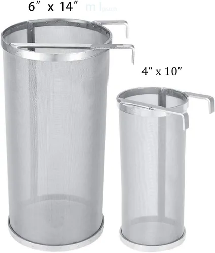Miniatura 9 de Hop Spider - Filtro de acero inoxidable de malla de 300 micrones para hervidor de cerveza casero