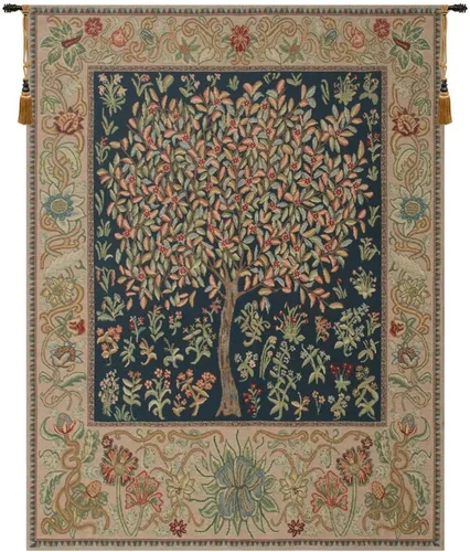 Miniatura 12 de Charlotte Home Furnishings Inc - Tapiz belga mediano para colgar en la pared Acanthus III Decoración de pared inspirada en la naturaleza 33 x 40