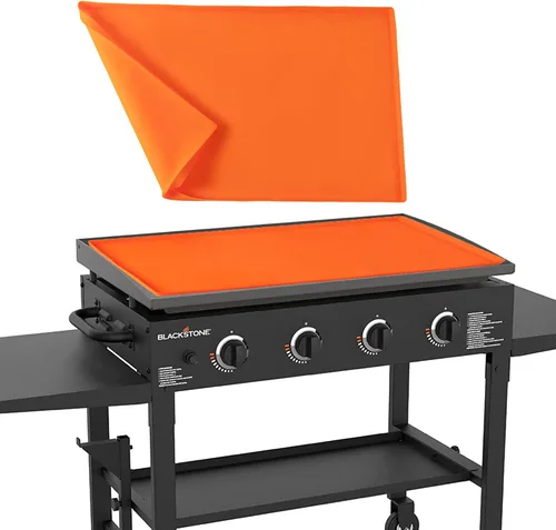 Miniatura 8 de Cubierta protectora de silicona de 17" para plancha Blackstone, alfombrilla de plancha de silicona resistente de grado alimenticio, protege