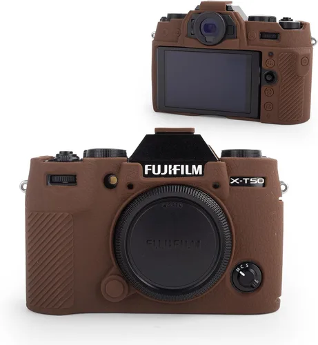 Miniatura 13 de MUZIRI KINOKOO Funda de silicona compatible con cámara digital Fujifilm X-T50 XT50, goma suave Fuji XT50 X-T50 con superficie esmerilada, agarre