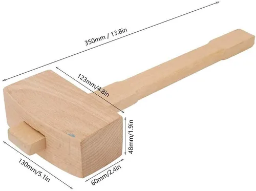 Miniatura 3 de Profesional carpintero martillo de madera que golpea la herramienta 100% de la carpintería con la cara golpeante en ángulo