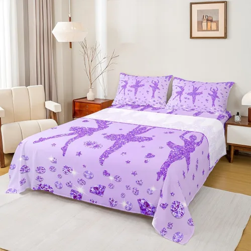 Miniatura 37 de Erosebridal Juego de sábanas de gimnasia para niñas y niños, tamaño individual, juego de sábanas de teñido anudado arcoíris, juego de ropa de cama