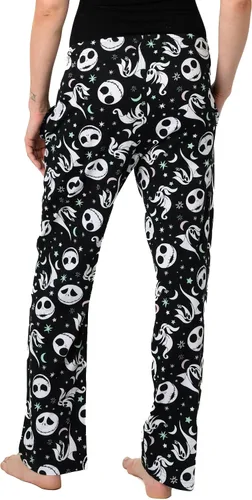 Miniatura 2 de Disney Pantalones de descanso para mujer, pantalones de pijama de algodón con estampado completo