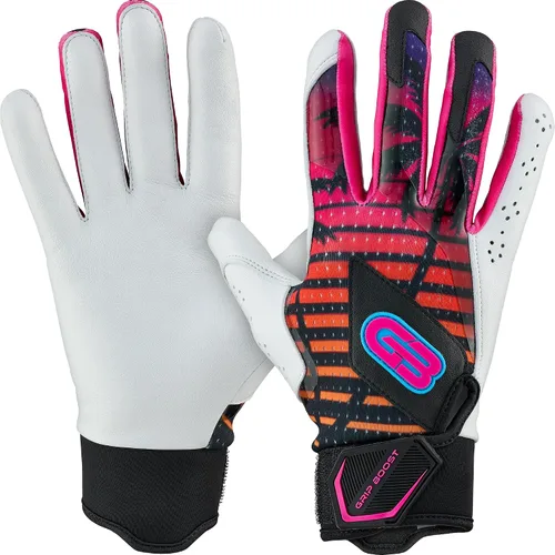 Miniatura 13 de Grip Boost Loaded - Guantes de bateo de béisbol con piel Boost Plus, tallas para adultos y jóvenes USA