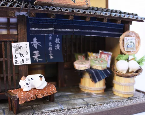 Miniatura 3 de Billy casa de muñecas hecha a mano Kit Kyoto serie Kyomachiya Kit II pickles shop 8503 (importación de Japón) por Billy 55