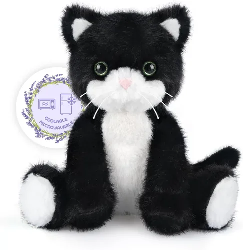Miniatura 10 de SuzziPals Peluche de Mono Calentable y Enfriable, Almohadillas Térmicas de Peluche para Microondas para Calmar y Relajar, Juguetes de Peluche