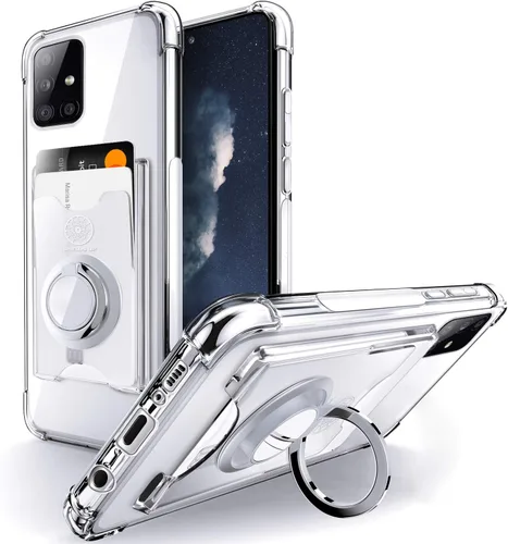 Miniatura 11 de Shields Up Funda para Samsung Galaxy A15 5G, funda minimalista con tarjetero y soporte de anillo, [protección contra caídas] Funda protectora