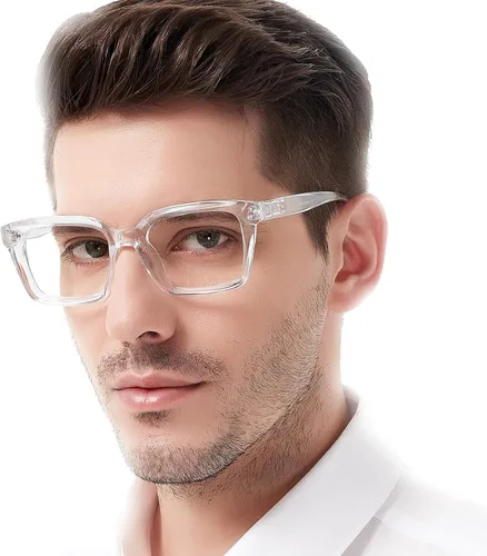 Miniatura 9 de MARE AZZURO Gafas de Lectura Retro Cuadradas +1.75 para Hombre Lentes Grandes 1.0 1.25 1.5 1.75 2.0 2.25 2.5 2.75 3.0 3.5 4.0 5.0 6.0
