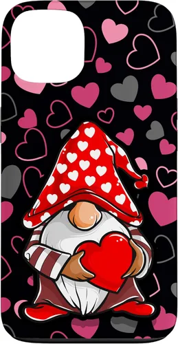 Miniatura 7 de Cute Gnome Valentine Heart Pattern Cozy Love Design Case for iPhone 17