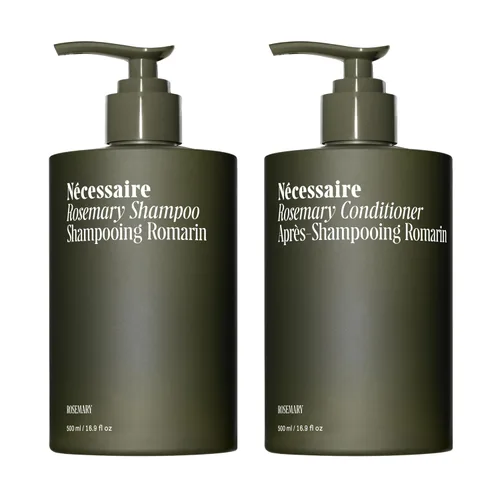 Miniatura 10 de Nécessaire Rosemary Hair Duo Conjunto de champú y acondicionador de romero fortalecedor multiproteína para cabello adelgazante. Para mujeres +