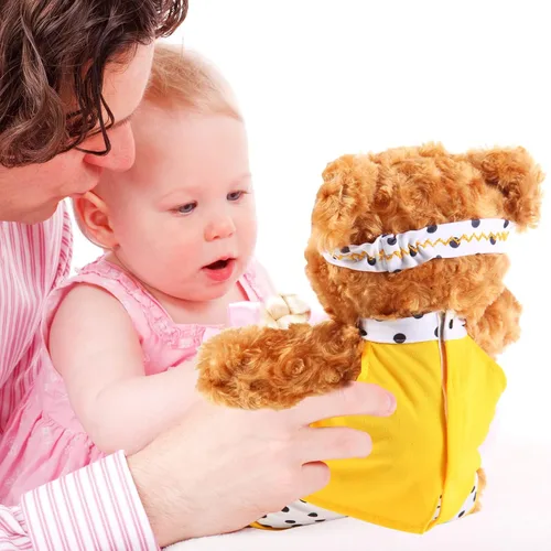 Miniatura 3 de Juego de 1 bata de oso de peluche de graduación que se adapta a la mayoría de los niños de 8 a 13 pulgadas, disfraz de oso de peluche para mascotas