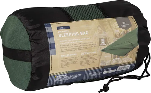 Miniatura 4 de Stansport Sleeping-Bags Stansport Fleece Sleeping Bag Verde