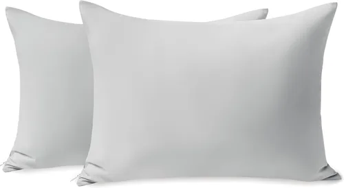 Miniatura 25 de TILLYOU Paquete de 2 fundas de almohada para niños pequeños con cierre de sobre, microfibra suave y sedosa de 13 x 18 pulgadas, fundas de almohada