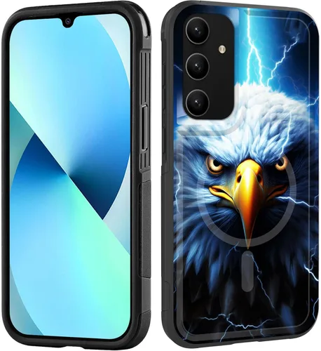 Miniatura 209 de Funda magnética para Galaxy A16 5G, [compatible con MagSafe] [protección contra caídas de grado militar] Funda resistente a prueba de golpes
